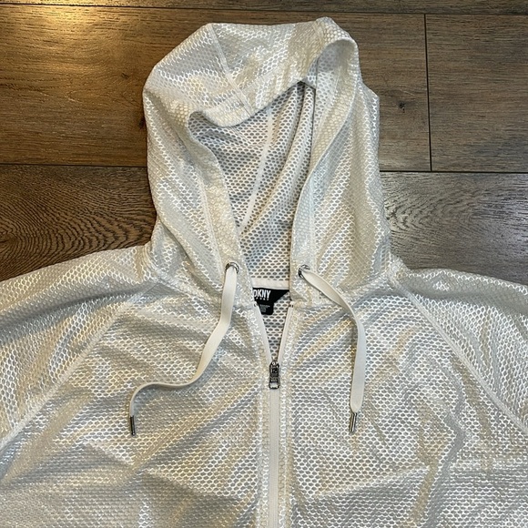 DKNY sport sheer/iridescent lightweight jacket women’s XL - Picture 3 of 7